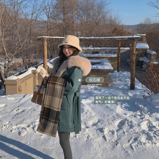 【金蘑菇菇 铂金派克】冬日安全感单品!藏肉又显比例的黄金长度 商品图3