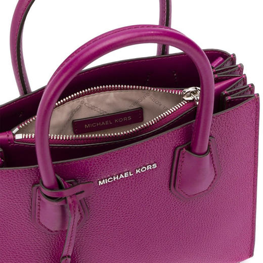Michael Kors 迈克高仕 女士紫色手提包挎包 30F8SM9M2T-GARNET 商品图2