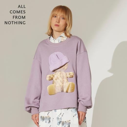 立体渔夫帽DIA小熊泡泡袖卫衣 商品图1