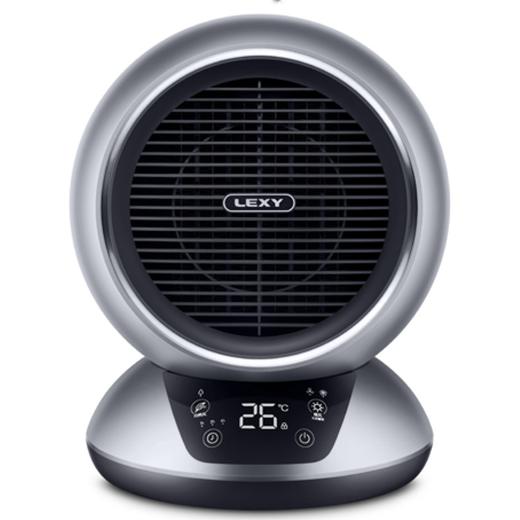 莱克(LEXY)暖风机电暖器电暖气 办公室卧室家用取暖器电暖风台式 冷暖两用NF301 银色 商品图0
