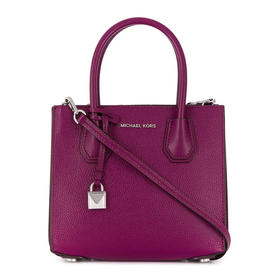 Michael Kors 迈克高仕 女士紫色手提包挎包 30F8SM9M2T-GARNET