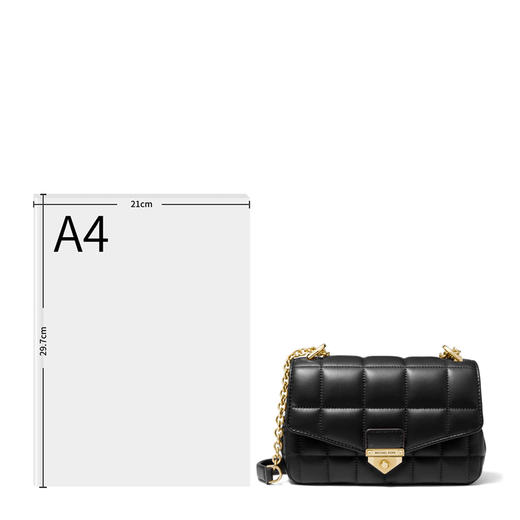 Michael Kors 女士黑色单肩包30H0G1SL1T-BLACK 商品图5