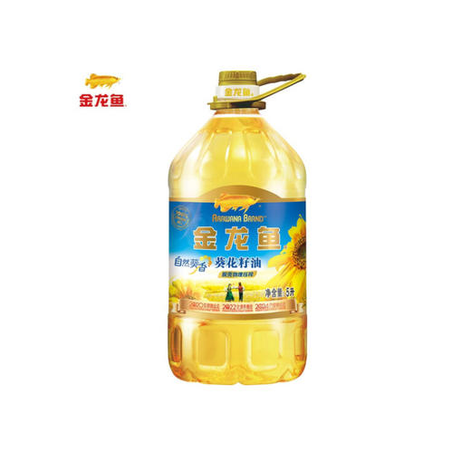 金龙鱼自然葵香葵花籽油5L 商品图0