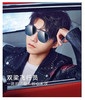 骊佳7061型多边形双梁飞行员高清偏光（近视)太阳眼镜，王俊凯同款，男女同款 商品缩略图0