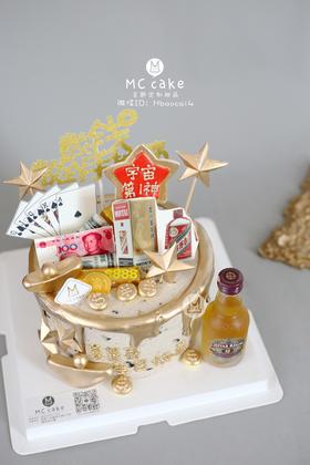 扑克&酒&钱（奥利奥咸奶油）