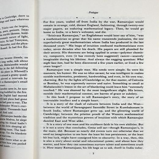预售 【中商原版】数学天才拉马努金 英文原版 The Man Who Knew Infinity: A Life of the Genius Ramanujan 商品图5