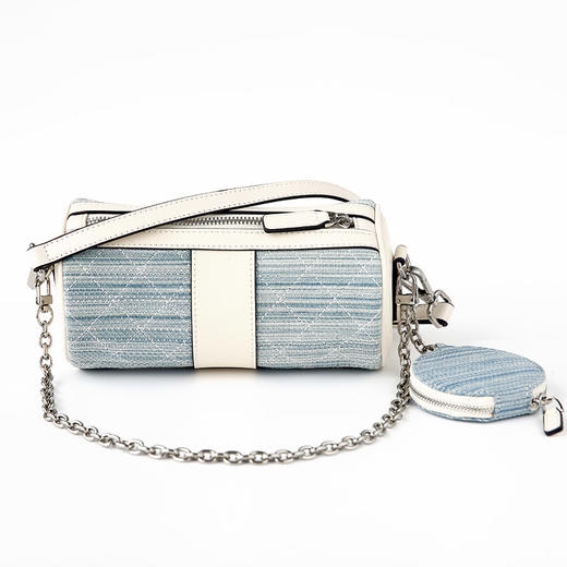 囧囧有神系列 非遗侗族手织布牛皮包 商品图6