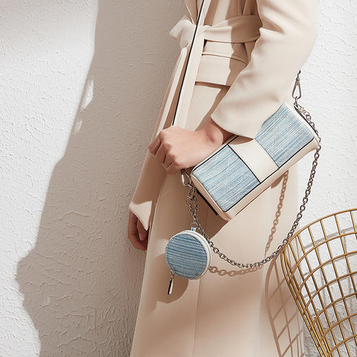 囧囧有神系列 非遗侗族手织布牛皮包 商品图5