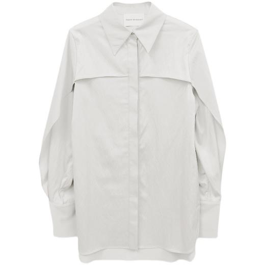 溢边袖浮水衬衫 商品图0