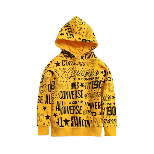 Converse匡威童装冬男女儿童加绒全身logo连帽卫衣CV2142069 商品图0
