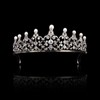 独角鹿西洋古董珠宝首饰1890年代欧洲金银叠打镶嵌钻石珍珠冠冕 商品缩略图0