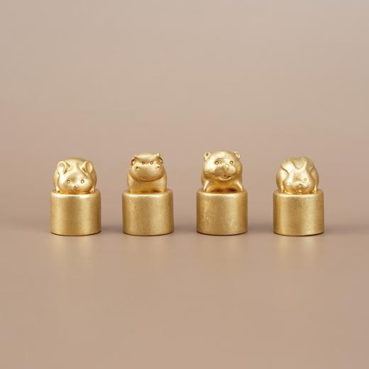 【手工现做10天发出】西泠印社·十二生肖铜印章，天下名社出品，萌态瑞兽 商品图4