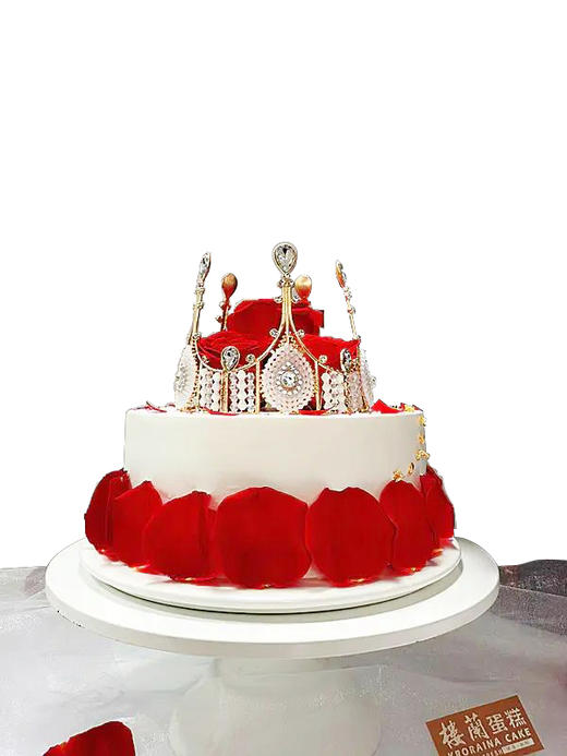『蛋糕唯爱2.5磅、高贵女王19支红玫瑰』单品/组合 商品图1