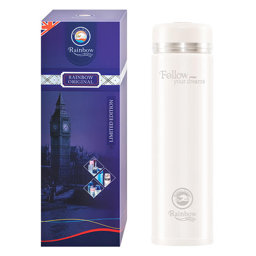 瑞堡奥路Rainbow OriginaVF商务版保温杯TB01-480VFBP标准版高档男士高颜值316不锈钢车载便携泡茶水杯 商品图1