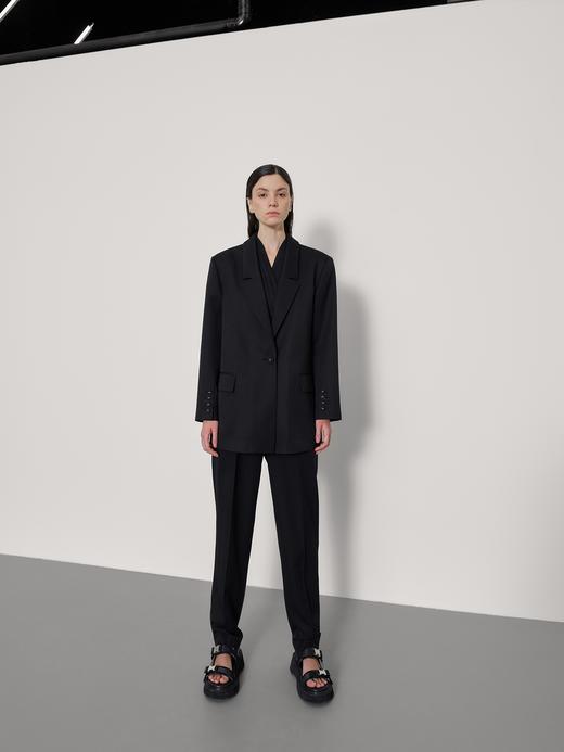 立体侧边直筒裤 商品图0