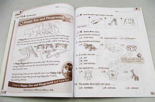 培生香港朗文小学英语教材 一年级下学期 阅读练习册 英文原版 Primary Longman Express 1B Reading 第二版朗文快车PLE 英文版 商品图1