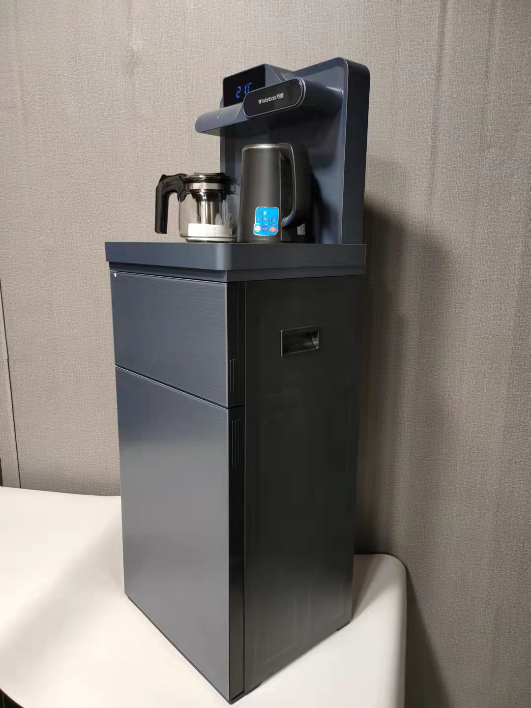 万宝茶吧机(带制冷,加热 浅灰色)带遥控器