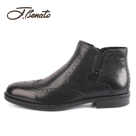 宾度男鞋男装商务休闲皮鞋8H15301 商品图3