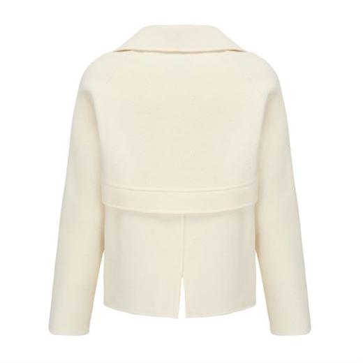 双排扣短款羊毛风衣 商品图1