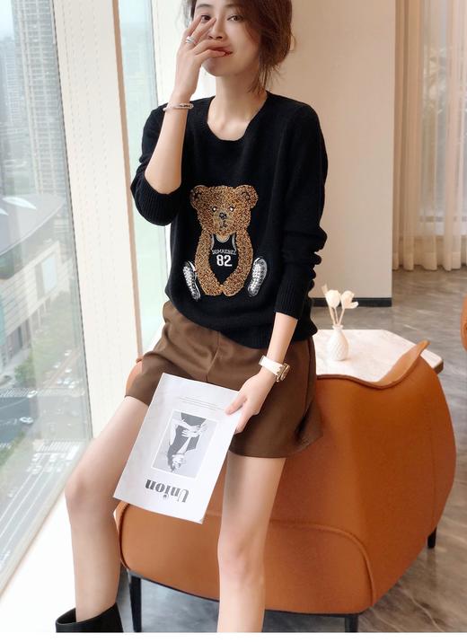 女小熊珠片套头297 商品图3
