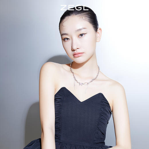ZEGL设计师蝴蝶项链女轻奢小众2023年新款锁骨链配饰 商品图4
