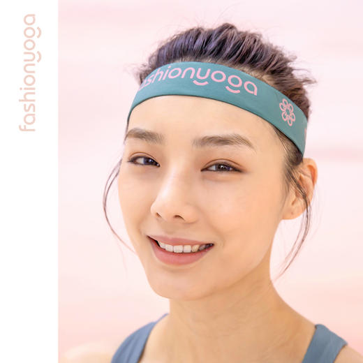 FW020凡圣瑜伽发带头带运动吸汗女导汗带瑜伽跑步健身头戴止汗带 商品图2