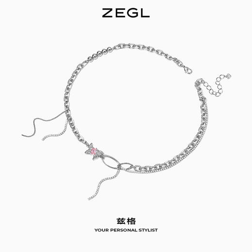 ZEGL设计师蝴蝶项链女轻奢小众2023年新款锁骨链配饰 商品图1