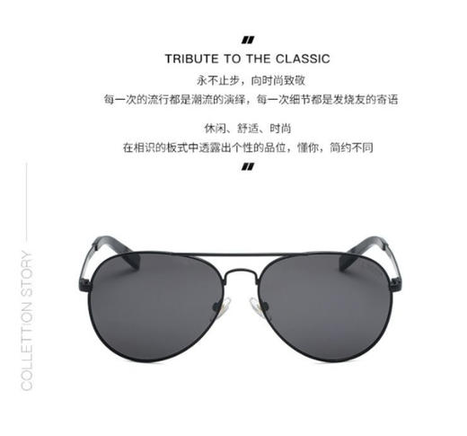 骊佳1968型男女同款高清偏光（近视）太阳眼镜 商品图1