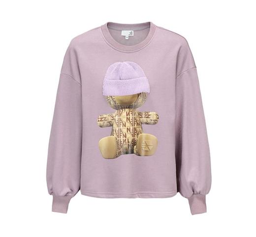 立体渔夫帽DIA小熊泡泡袖卫衣 商品图0