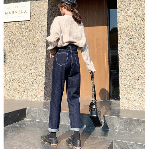 HALVIN DIARY防水防污牛仔裤 加绒牛仔裤 商品图5