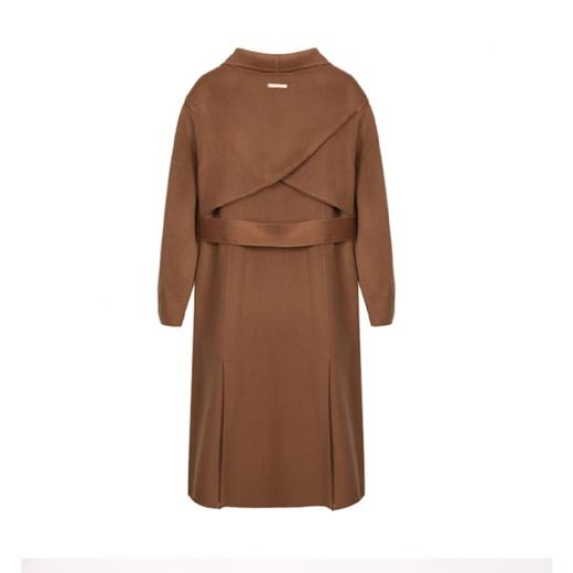 羊绒大翻领系腰带大衣 商品图1