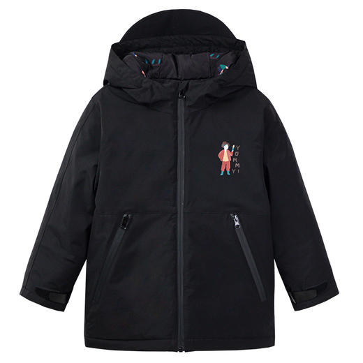 【玉米图案连帽保暖棉服】mettekids童装新品男童外套连帽防风保暖棉服 商品图7