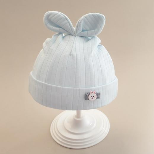 初生婴儿帽子秋冬季可爱超萌无骨纯棉胎帽新生婴幼儿0-3个月宝宝 商品图11