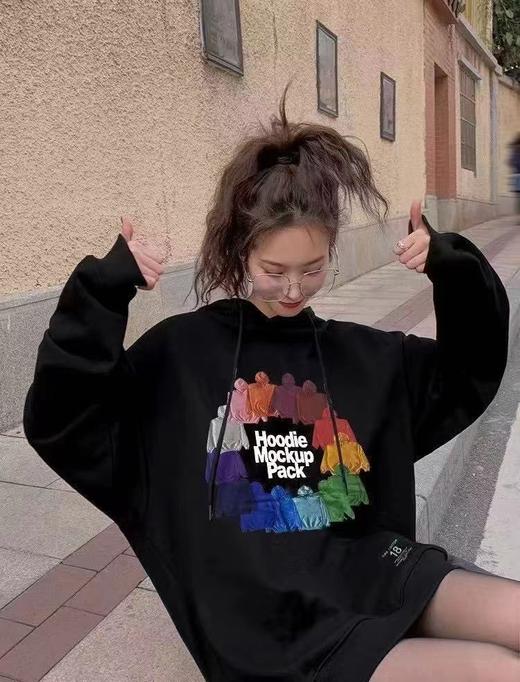 女带帽潮牌卫衣1026 商品图0