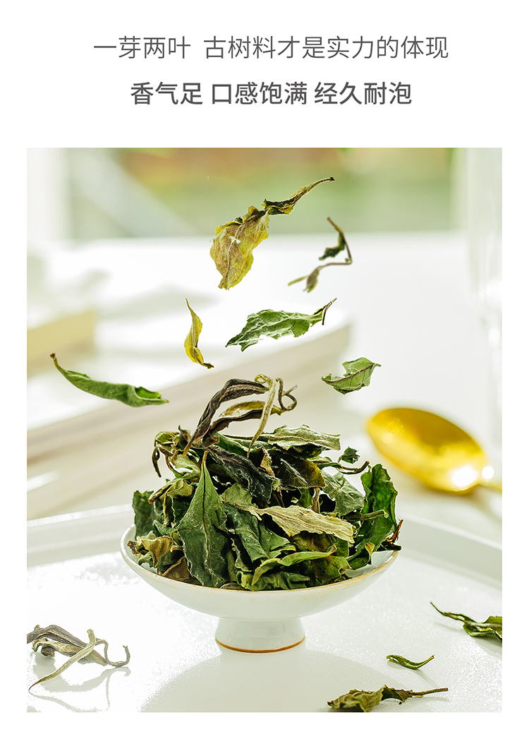 淳时新派茶特等金奖古树白茶150克