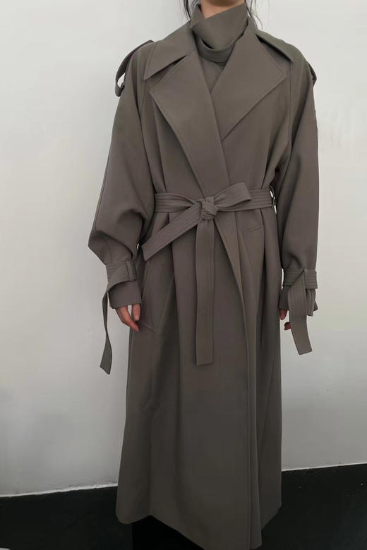 Viktoria Chan | AW2121 Alisa trenchcoat [风衣外套 灰] 商品图2