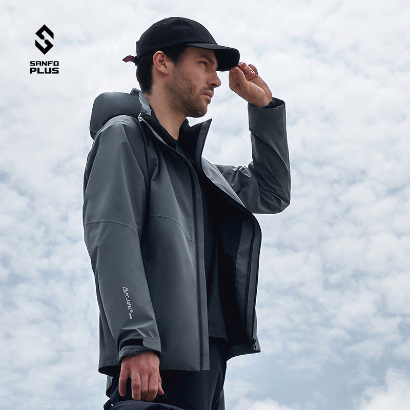 SANFO PLUS SJM-21070 男款燧石抓绒三合一冲锋衣21070