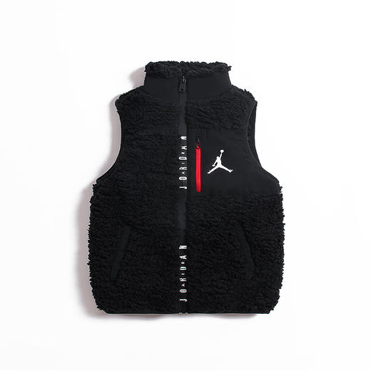 JORDAN乔丹AJ童装冬儿童保暖羊羔绒马甲背心坎肩JD2142013 商品图0