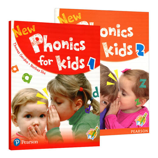 香港朗文幼儿英语自然拼读教材2册 英文原版 New Phonics for kids 1-2级别 学生用书 培生分级阅读亲子幼儿小班教材 英文版书籍 商品图0