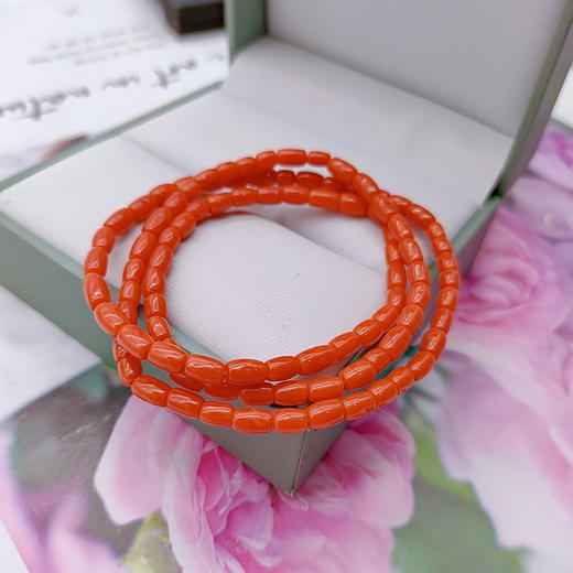 珊瑚3圈手串 商品图2
