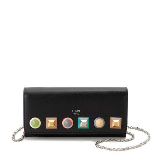 Fendi 芬迪 女士黑色链条包 8M0365-SR0-F0JBX 商品图0