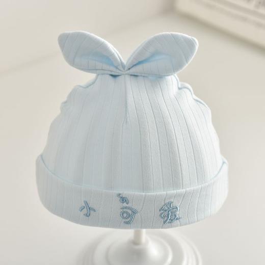 初生婴儿帽子秋冬季可爱超萌无骨纯棉胎帽新生婴幼儿0-3个月宝宝 商品图12