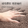 大江茸绒地垫熔岩灰50*60纯色高毛加厚家用卧室门口浴室防滑垫吸水地毯 商品缩略图4
