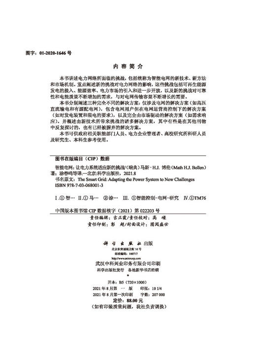 智能电网：让电力系统适应新的挑战/涂春鸣等 商品图2