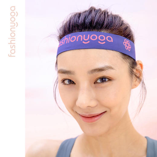 FW020凡圣瑜伽发带头带运动吸汗女导汗带瑜伽跑步健身头戴止汗带 商品图1