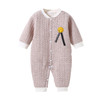【优质好棉 透气吸汗】婴儿连体衣春秋保暖薄棉宝宝棉质哈衣新生儿衣服简约爬服 商品缩略图1