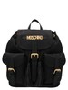 MOSCHINO 女士黑色流苏细节徽标背包 B7601-8202-1555 商品缩略图0