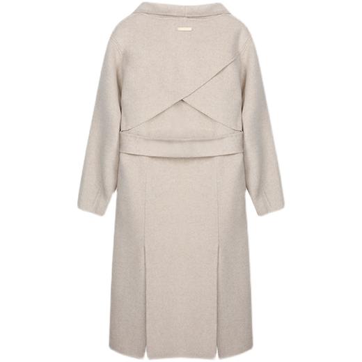 羊绒大翻领系腰带大衣 商品图1