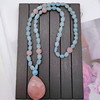 粉晶海蓝宝项链 商品缩略图0
