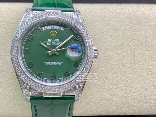 毒物市场高版本劳力士Rolex满钻 日志满天星鳄鱼皮带系列 ！镶嵌级天然皓石，大闪亮，难度高，目前同种材质最闪工艺。不惜成本只为完美，可谓用心至极，完美展现工匠精神 商品图0